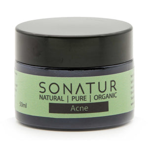 Natural Acne Skin Treatment Moisturising Cream 50 ml - SONATUR